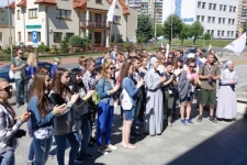 Pielgrzymi z Białorusi powitani w Skarżysku