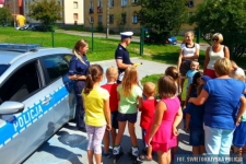 Skarżyscy policjanci uczyli bezpiecznych zachowań na drodze