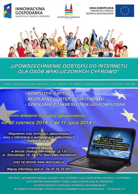 400 laptopów do wzięcia