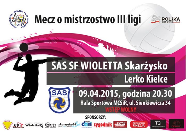 SAS SF Wioletta Skarżysko – Lerko Kielce – MCSiR – 09.04.2015