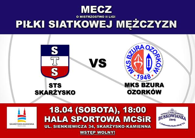 STS Skarżysko – MKS Bzura Ozorków – Hala MCSiR – 18.04.2015