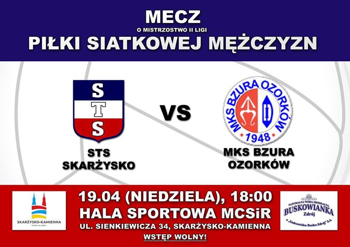 STS Skarżysko – MKS Bzura Ozorków – Hala MCSiR – 19.04.2015