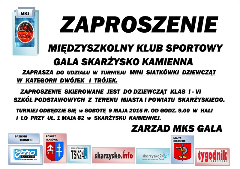 Turniej Minisiatkówki Dwójek i Trójek Dziewcząt – I LO – 09.05.2015