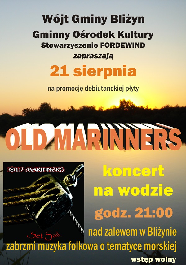Old Marinners – koncert na wodzie – Bliżyn – 21.08.2015