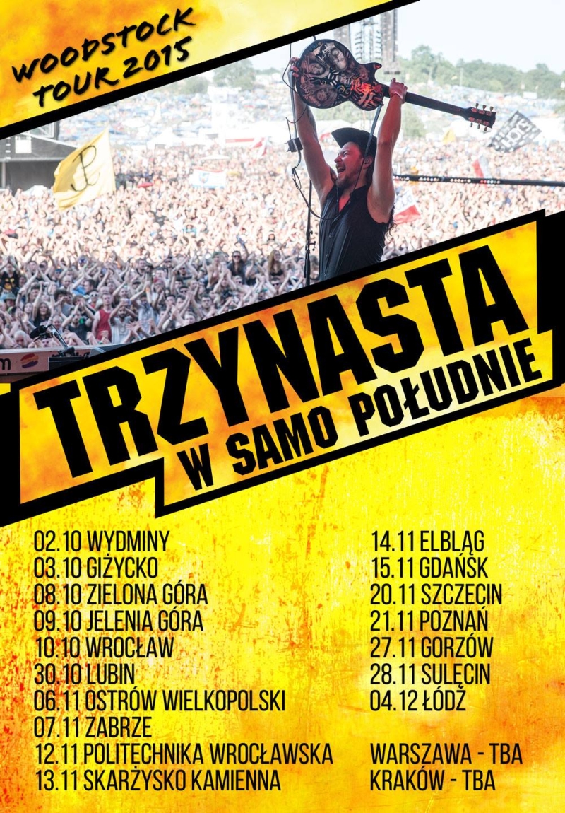 Trzynasta w Samo Południe – koncert – Klub Semafor – 13.11.2015