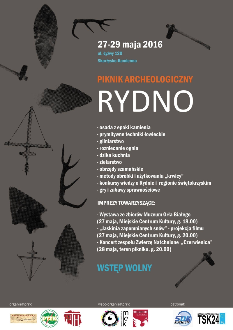 Piknik Archeologiczny „Praosada Rydno” 2016 – 27–29.05.2016