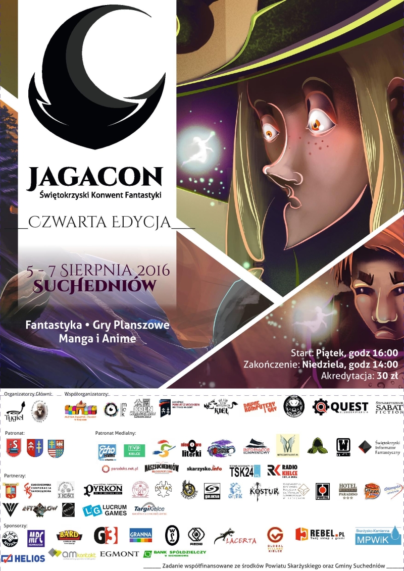 Jagacon – Świętokrzyski Konwent Fantastyki – Suchedniów – 05-07.08.2016
