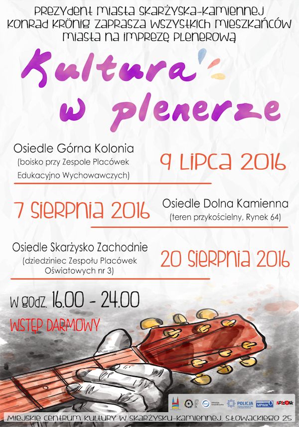 Kultura w plenerze – Osiedle Dolna Kamienna – 07.08.2016