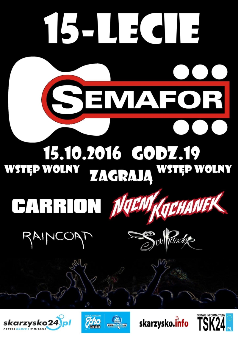 XV urodziny Semafora – koncert – 15.10.2016