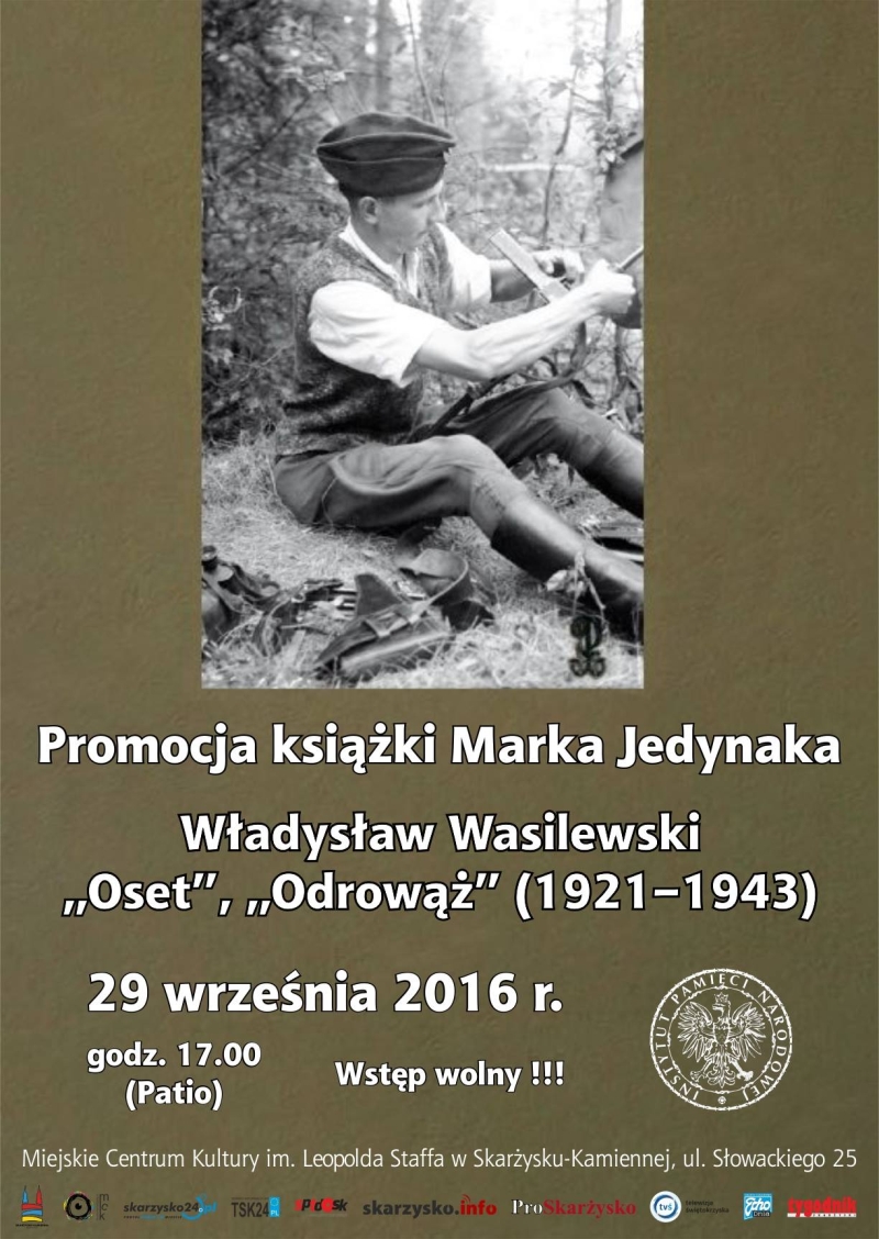 Promocja książki Marka Jedynaka – MCK – 29.09.2016
