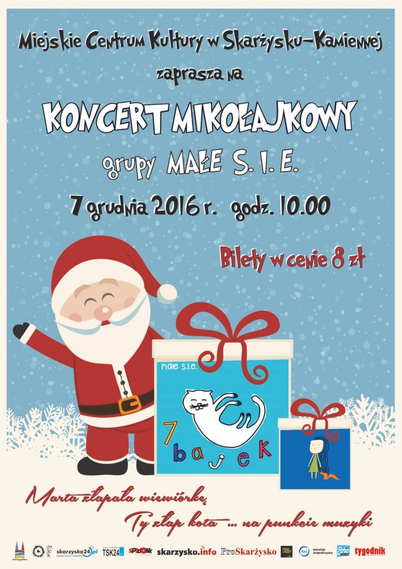 Koncert mikołajkowy grupy MAŁE S.I.E. – MCK – 07.12.2016