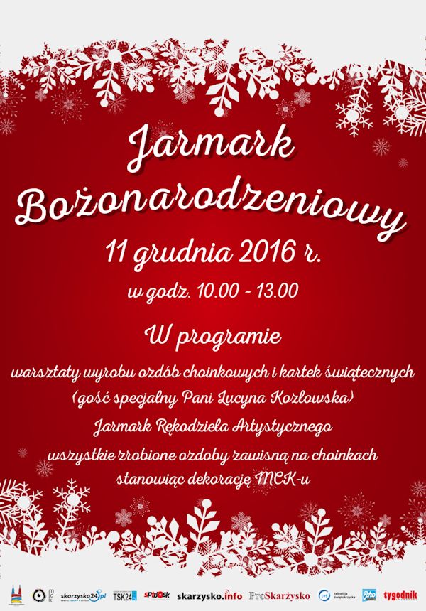 Jarmark Bożonarodzeniowy – MCK – 11.12.2016