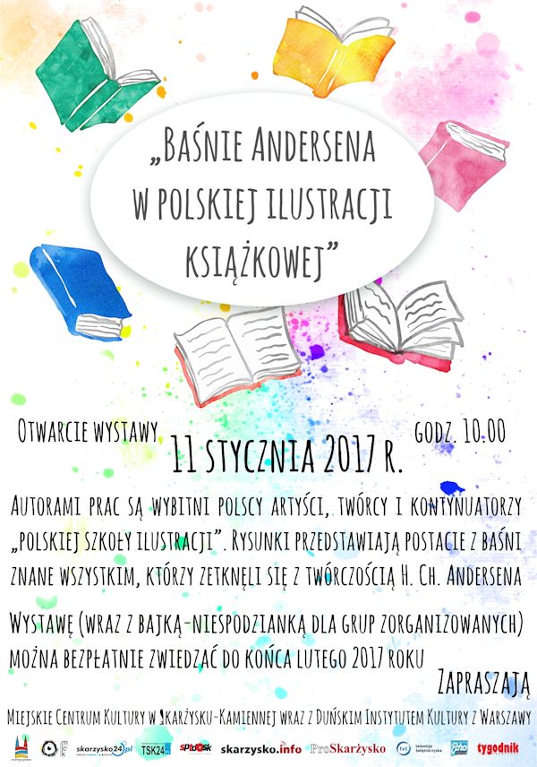 „Baśnie Andersena w polskiej ilustracji książkowej”  – wystawa – MCK – 11.01-28.02.2017