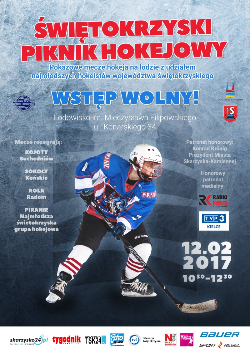 Świętokrzyski Piknik Hokejowy – Lodowisko miejskie – 12.02.2017