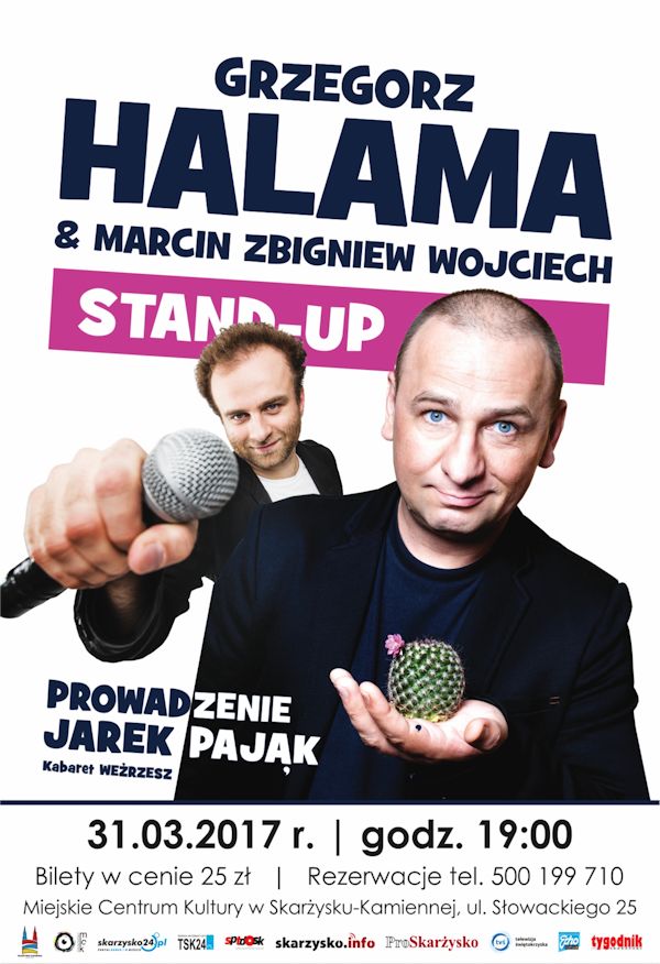 STAND-UP Grzegorz Halama & Marcin Zbigniew Wojciech & Jarek Pająk – MCK – 31.03.2017