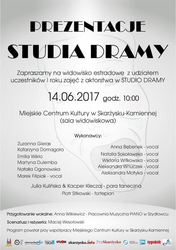 Prezentacje Studia Dramy – MCK – 14.06.2017