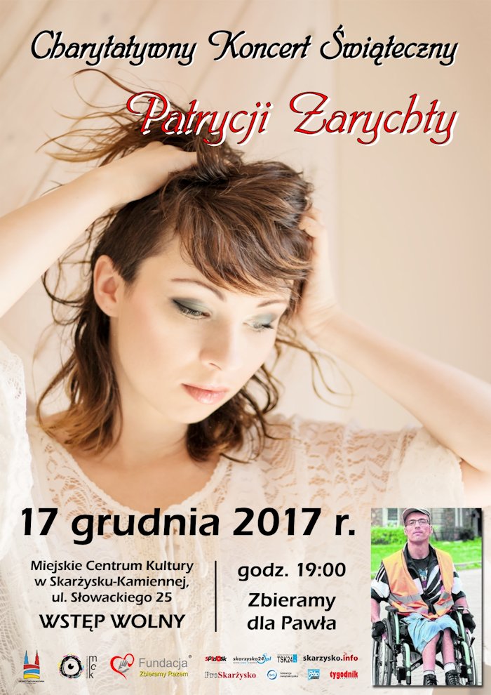 Charytatywny Koncert Świąteczny Patrycji Zarychty – MCK – 17.12.2017