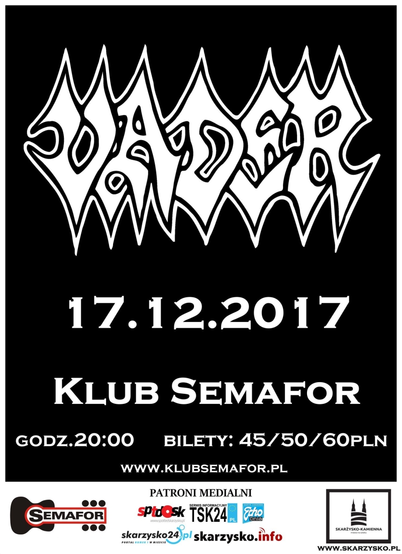 Vader – koncert – Klub Semafor – 17.12.2017