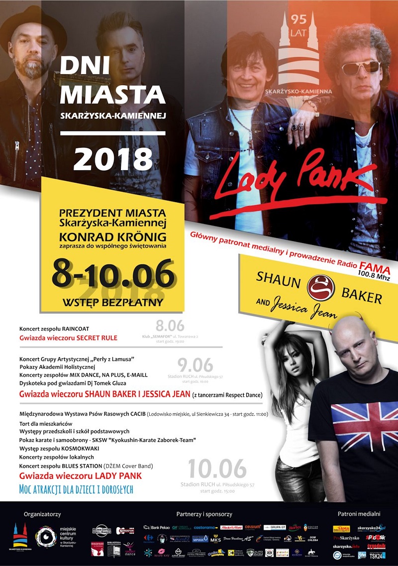 Dni Miasta Skarżyska-Kamiennej 2018 – 8-10.06.2018