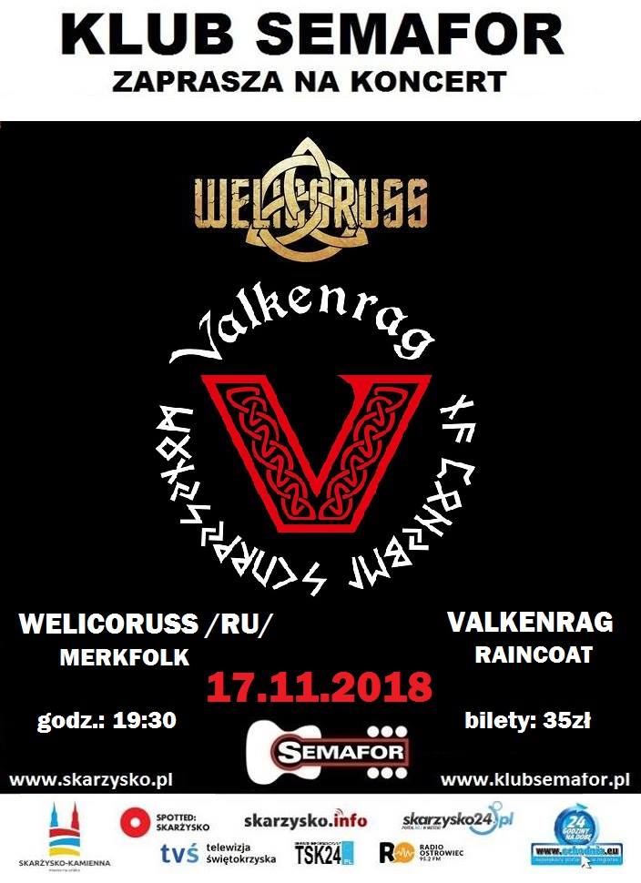 Welicoruss + Valkenrag – Klub Semafor – 17.11.2018