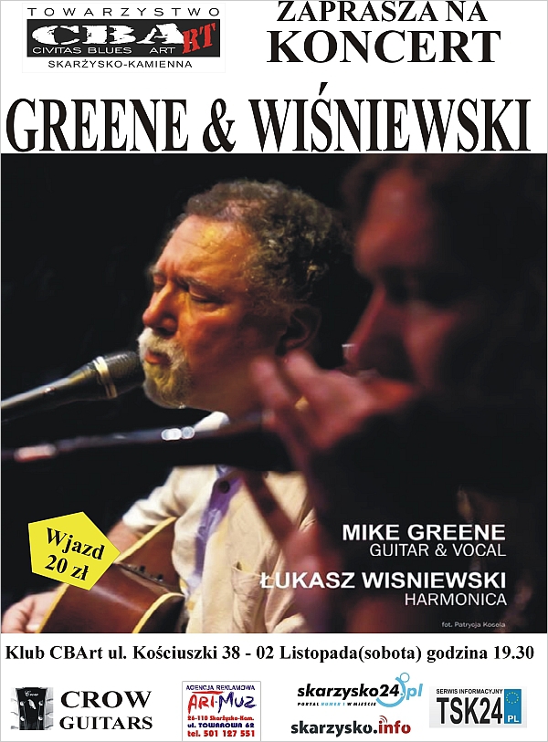 Greene & Wiśniewski - Klub CBArt - 02.11.2013