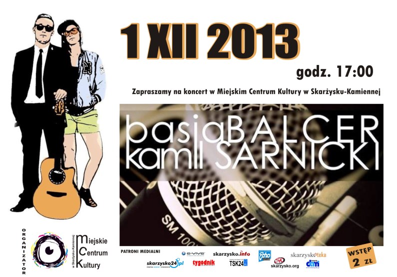 Basia Balcer & Kamil Sarnicki - MCK - Skarżysko-Kamienna 1.12.2013 - koncert