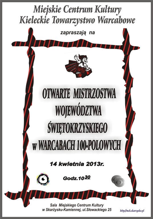 Świętokrzyskie Mistrzostwa Warcabów 100-polowych - MCK
