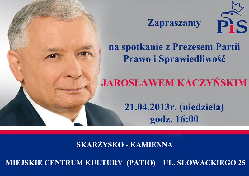 Spotkanie z Jarosławem Kaczyńskim – MCK