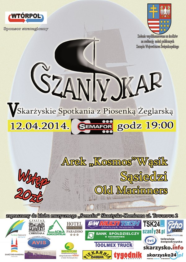 SzantySkar 2014 – V Skarżyskie Spotkania z Piosenką Żeglarską – Semafor – 12.04.2014