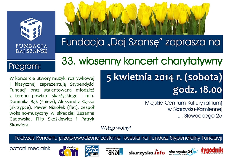 33. wiosenny koncert charytatywny Fundacji Daj Szansę