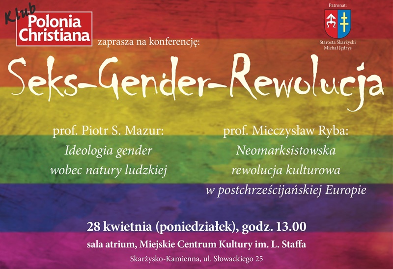 Seks-Gender-Rewolucja – konferencja – Miejskie Centrum Kultury – 28.04.2014