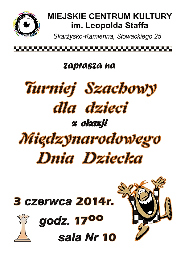 Turniej Szachowy dla dzieci - MCK - 03.06.2014 r.