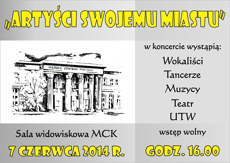 Amatorzy swojemu miastu – MCK – 07.06.2014 r.