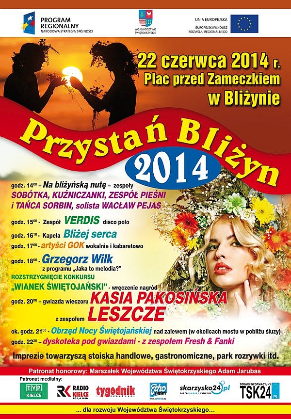 Przystań Bliżyn 2014 - Plac przed Zameczkiem w Bliżynie - 22.06.2014 r.