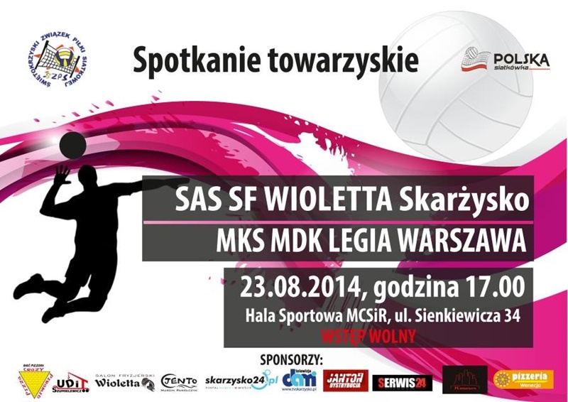 SAS SF Wioletta Skarżysko – MKS MDK Legia Warszawa – sparing