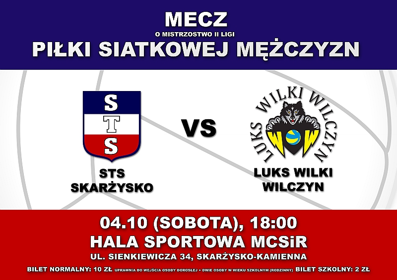 STS Skarżysko – LUKS Wilki Wilczyn – II liga – 04.10.2014 r.