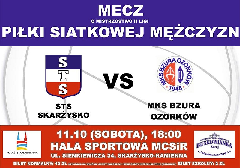 STS Skarżysko – MKS Bzura Ozorków – II liga – 11.10.2014 r.