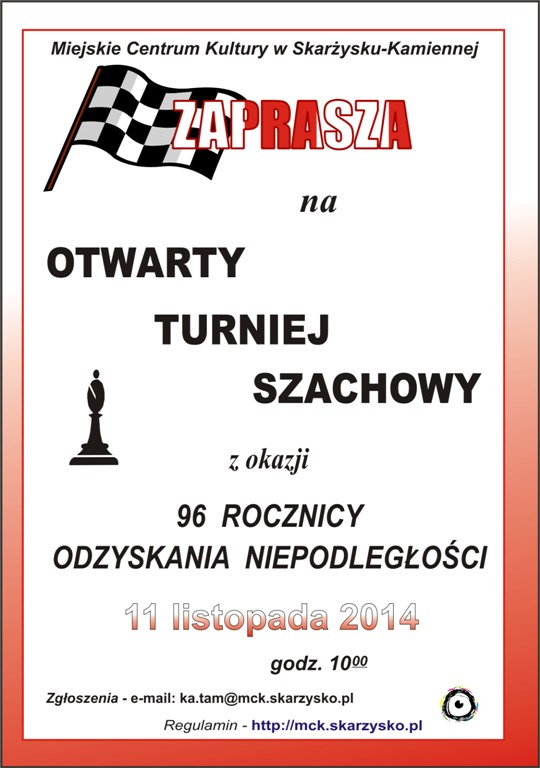 Otwarty Turniej Szachowy - MCK - 11.11.2014 r.