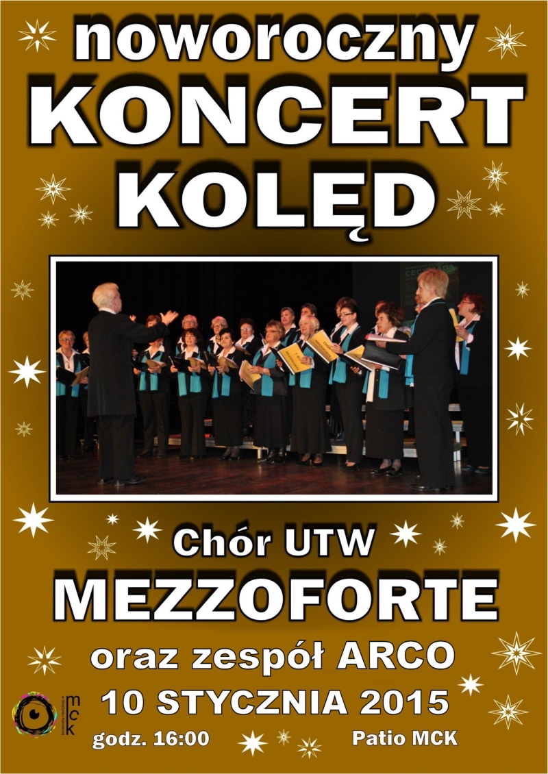 Noworoczny koncert kolęd chóru Mezzoforte - MCK - 10.01.2015 r.