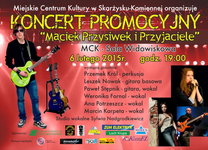 Maciek Przysiwek i Przyjaciele – koncert promocyjny – MCK – 06.02.2015