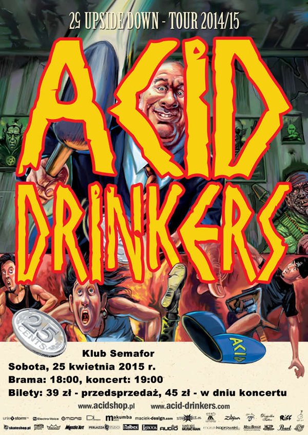 Acid Drinkers – koncert – Klub Semafor – 01.03.2015 r.
