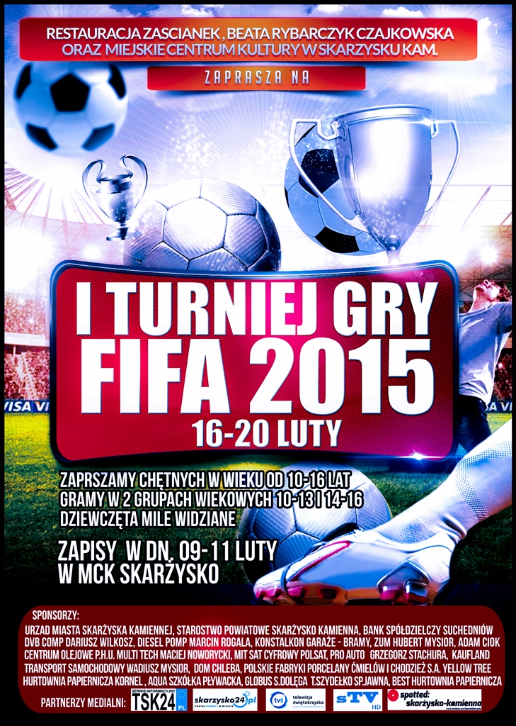 I Turniej Gry FIFA 2015 – MCK – 16-20.02.2015 r.