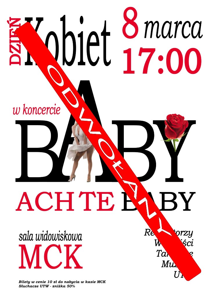 „Baby, ach te baby” – koncert – MCK – 08.03.2015 r.